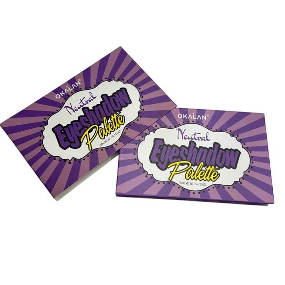 OKALAN Neutral Eyeshadow Palette 15 Colors Makeup Cosmetic Eye Shadow 0.53 oz - Picture 4 of 8